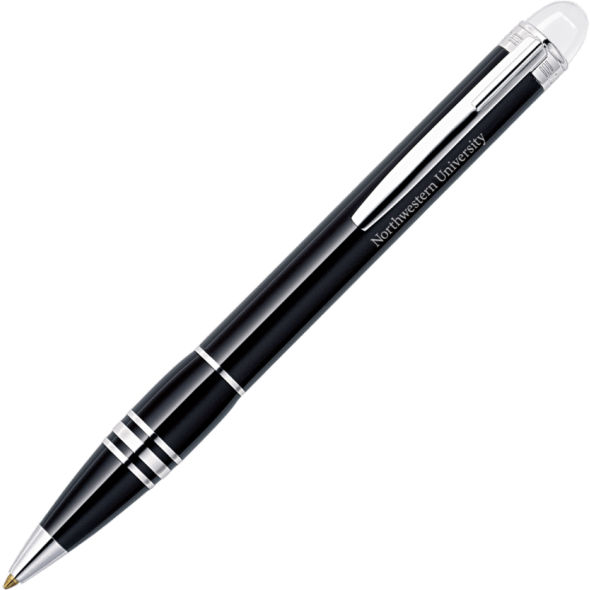 Northwestern University Montblanc StarWalker Ballpoint Pen in Platinum