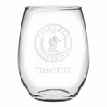 Tuskegee Stemless Wine Glasses Made in the USA - Set of 2 - Image 1