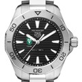 Tulane Men's TAG Heuer Steel Aquaracer with Black Dial - Image 1