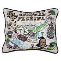 UCF Embroidered Pillow