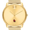 Ball State Men's Movado Bold Gold 42 with Mesh Bracelet - Image 1