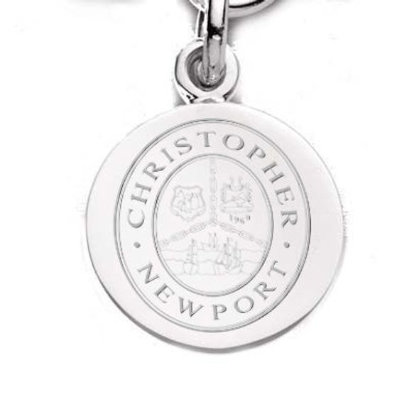 Christopher Newport University Sterling Silver Charm - Image 1