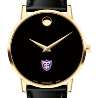 St. Thomas Men's Movado Gold Museum Classic Leather