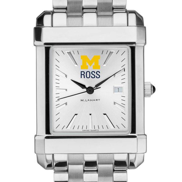 Michigan Ross Men's Collegiate Watch w/ Bracelet - Image 1