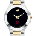 click to view Indiana Women's Movado Collection Two-Tone Watch with Black Dial - Image 1
