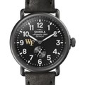 Wake Forest Shinola Watch, The Runwell 41mm Black Dial - Image 1