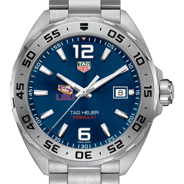 LSU Men's TAG Heuer Formula 1 with Blue Dial - Image 1