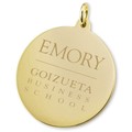 Emory Goizueta 18K Gold Charm - Image 2
