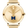 Michigan Women's Movado Bold Gold with Mesh Bracelet - Image 1