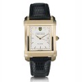 Chicago Men's Gold Quad with Leather Strap - Image 2