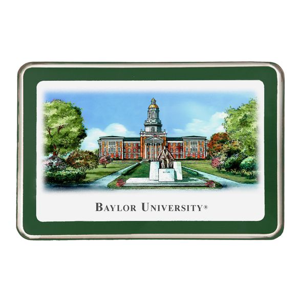 Baylor Eglomise Paperweight