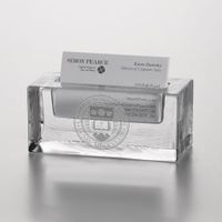 Boston College Glass Business Cardholder by Simon Pearce