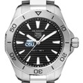 Old Dominion Men's TAG Heuer Steel Aquaracer with Black Dial - Image 1