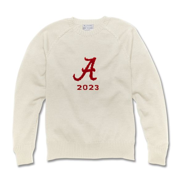 Alabama Class of 2023 Ivory and Red Sweater by M.LaHart - Image 1