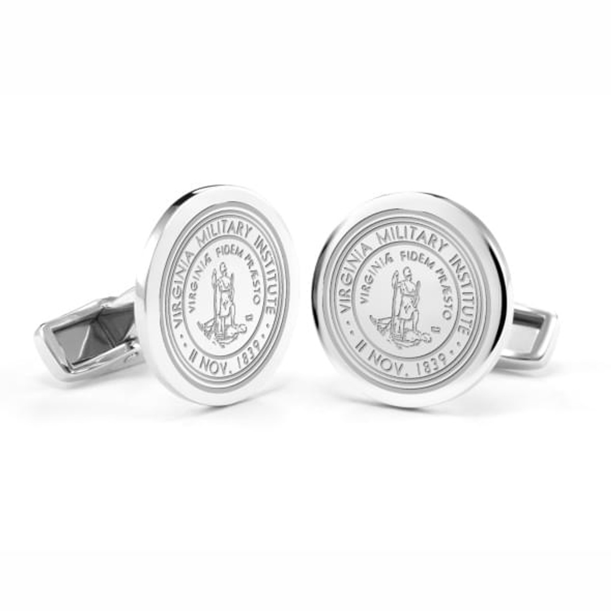 Virginia Military Institute Cufflinks in Sterling Silver Graduation Gift Selection