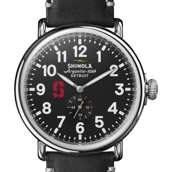 Stanford Shinola Watch, The Runwell 47mm Black Dial - Image 1