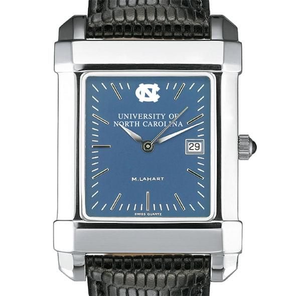 UNC Men's Blue Quad Watch with Leather Strap - Image 1