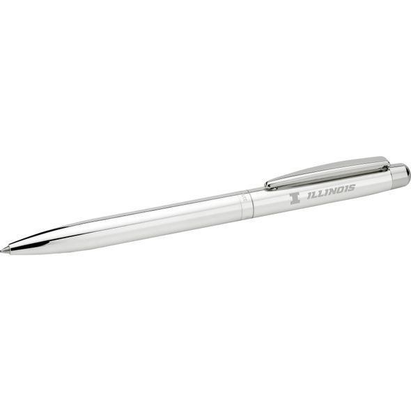 University of Illinois Pen in Sterling Silver - Image 1