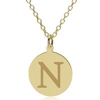 Northwestern 18K Gold Pendant & Chain