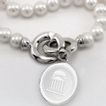 SMU Pearl Necklace with Sterling Silver Charm - Image 2