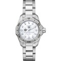 click to view Michigan State Women's TAG Heuer Steel Aquaracer with Diamond Dial - Image 2