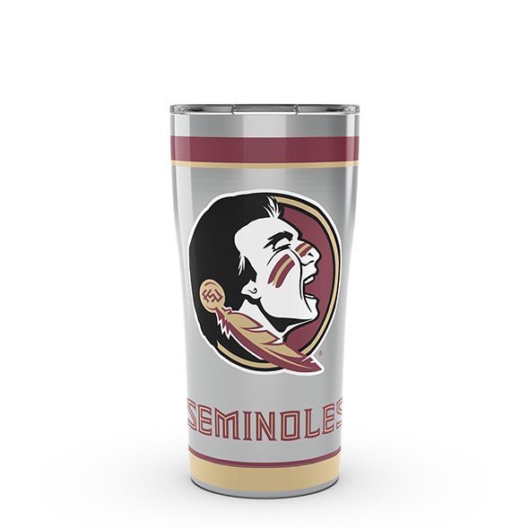 FSU 20 oz. Stainless Steel Tervis Tumblers with Hammer Lids - Set of 2 - Image 1
