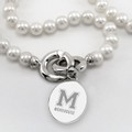 Morehouse Pearl Necklace with Sterling Silver Charm - Image 2