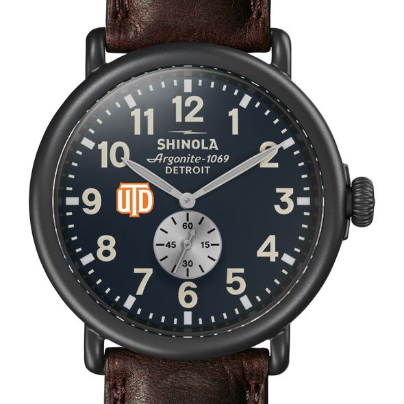 UT Dallas Shinola Watch, The Runwell 47mm Midnight Blue Dial - Image 1
