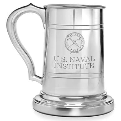 USNI Pewter Stein