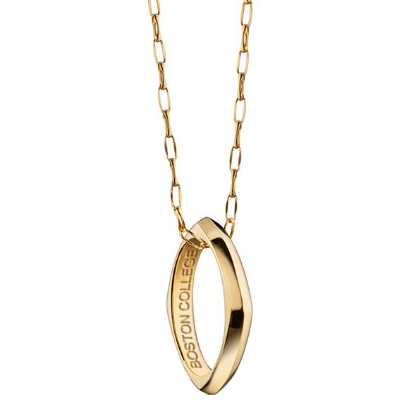 Holy Cross Monica Rich Kosann Poesy Ring Necklace in Gold - Image 1
