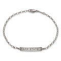 Appalachian State Monica Rich Kosann Petite Poesy Bracelet in Silver - Image 1