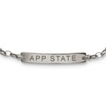 Appalachian State Monica Rich Kosann Petite Poesy Bracelet in Silver - Image 2
