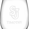 St. John's Stemless Wine Glasses Made in the USA - Set of 4 - Image 3