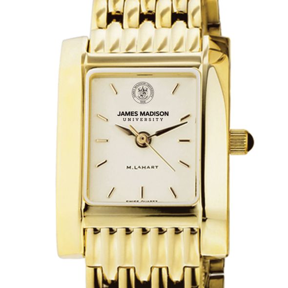 James Madison Women's Gold Quad with Bracelet