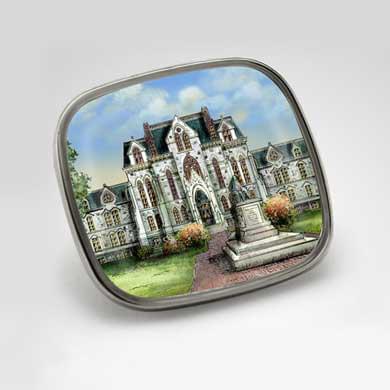 Penn Eglomise Lapel Pin