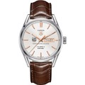 click to view Dartmouth College Men's TAG Heuer Day/Date Carrera with Silver Dial & Strap - Image 2