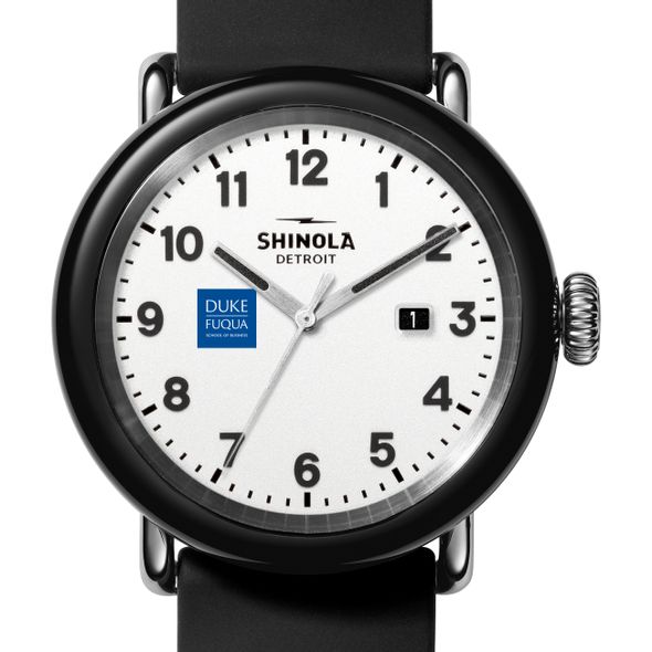 The Fuqua School of Business Shinola Watch, The Detrola 43mm White Dial at M.LaHart & Co. - Image 1