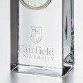 Fairfield Tall Glass Desk Clock by Simon Pearce - Image 2