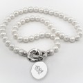 UCF Pearl Necklace with Sterling Silver Charm - Image 1