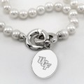 UCF Pearl Necklace with Sterling Silver Charm - Image 2