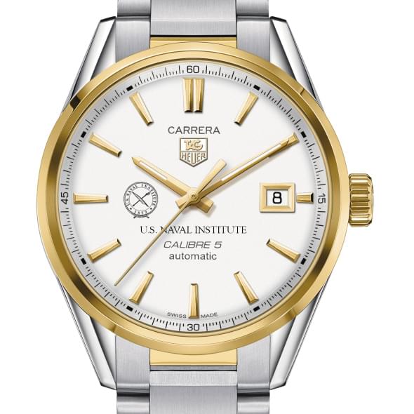 US Naval Institute Men's TAG Heuer Two-Tone Carrera with Bracelet