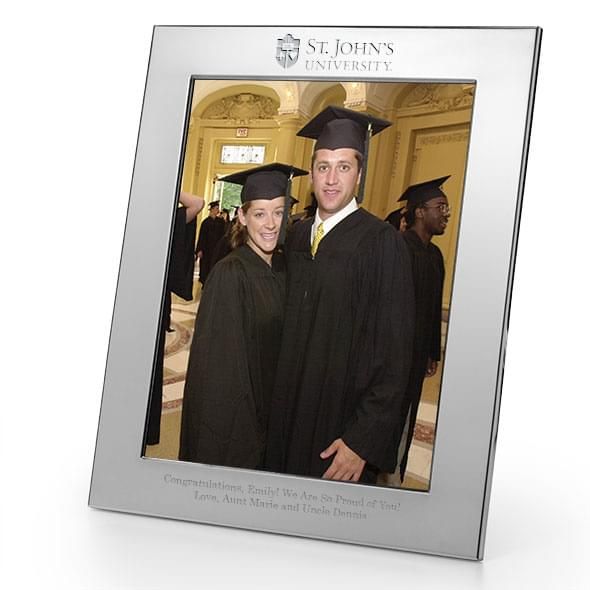 St. John's Polished Pewter 8x10 Picture Frame - Image 1