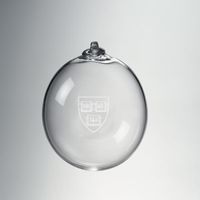 Harvard Glass Ornament by Simon Pearce