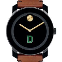 Dartmouth College Men's Movado BOLD with Brown Leather Strap