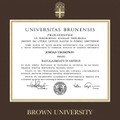 Brown University Diploma Frame, the Fidelitas - Image 2
