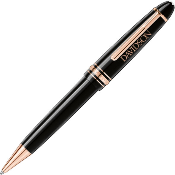 Davidson College Montblanc Meisterstück LeGrand Ballpoint Pen in Red Gold