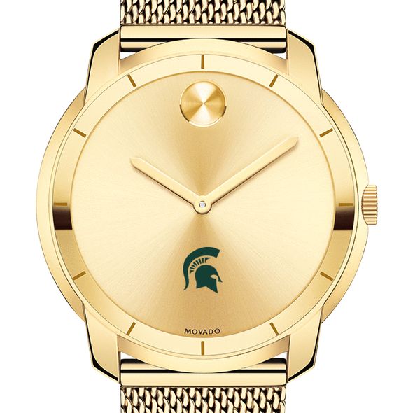 Michigan State University Men's Movado Gold Bold 44