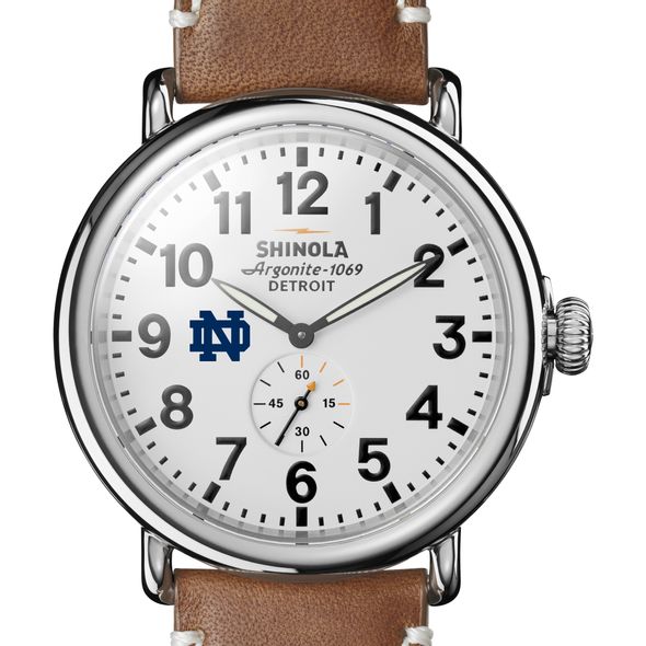 Notre Dame Shinola Watch, The Runwell 47mm White Dial - Image 1