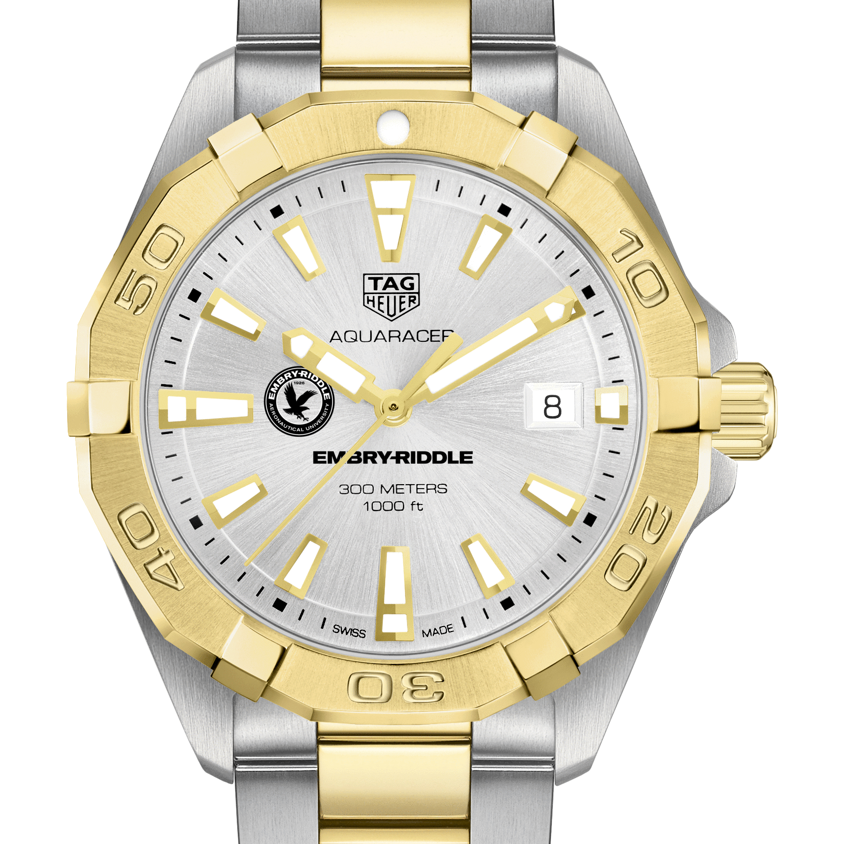 Embry-Riddle Men's TAG Heuer Two-Tone Aquaracer