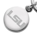 LSU Sterling Silver Insignia Key Ring - Image 2